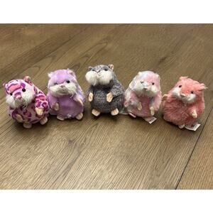 Ganz Webkinz Retired Rare Mazin Hamsters Plush Lot of 5 Sparkle Sweetie No Code
